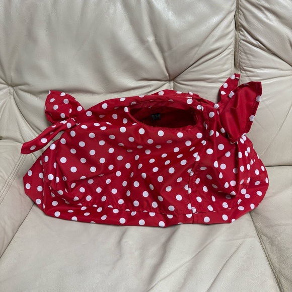Comme des Garcons Handbags - COMME DES GARCONS Red Polka Dot Bow Bag Good Design Shop Japan